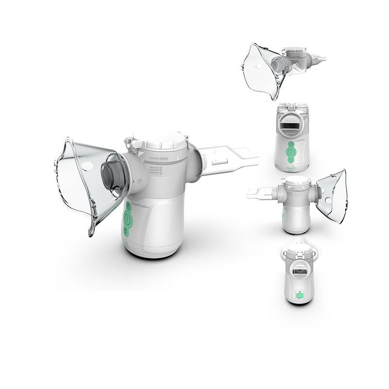 à canal double médical portatif de 2.2-3.2μm Mesh Asthma Machine Nebulizer Treatment
