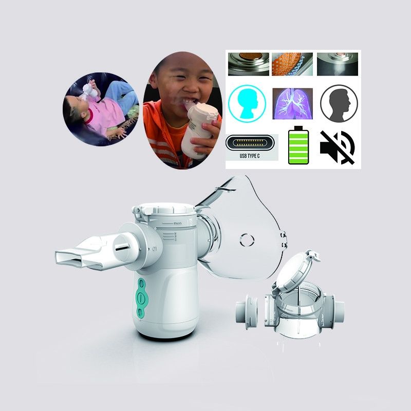 Hôpital vibrant médical de maison de Mesh Technology Nebulizer Treatment At 1,8 - 3.2μm