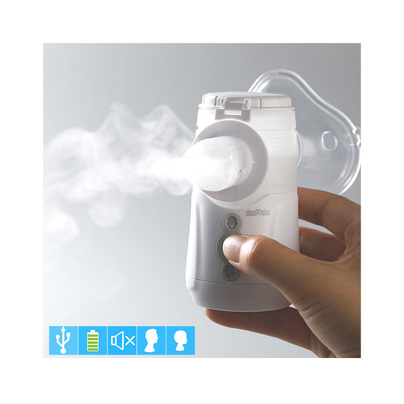 Nébuliseur de respiration 3.3μM portatifs For Kids Adult de traitement d'asthme de toux d'USB