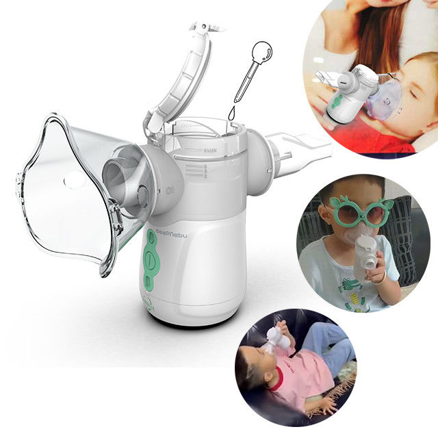 Nouveau masque respiratoire à batterie médicale silencieux mini-libre pour la toux Nebulizer pour policiers pour adultes et enfants