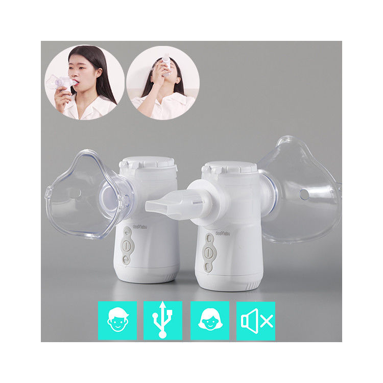 Toux asthmatique bronchite Enfants adultes Nébuliseur Inhalateur DC Batterie USB Nébuliseur à mailles portables