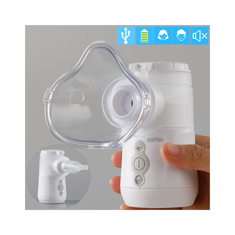 Nébuliseur adulte 3.5μm portatifs 0.4mL/Min Nebulizer Machine For COPD d'hôpital d'enfants