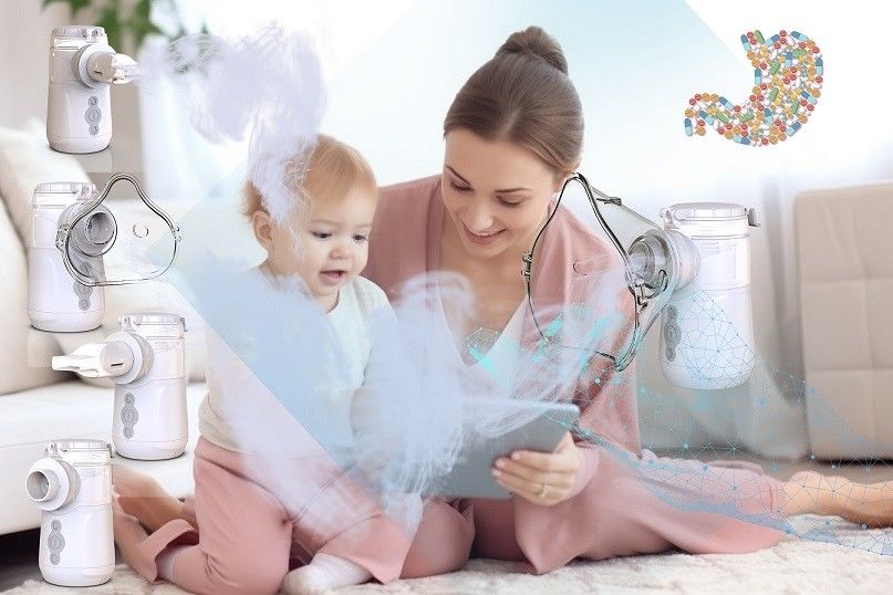 Machine de nébuliseur USB ou à batterie silencieuse pour enfants ou adultes