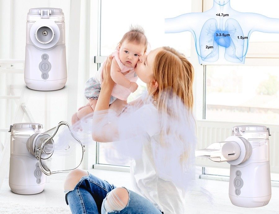Machine nébuliseur de maille avec 2 modes pour les enfants et les adultes supérieur au compresseur
