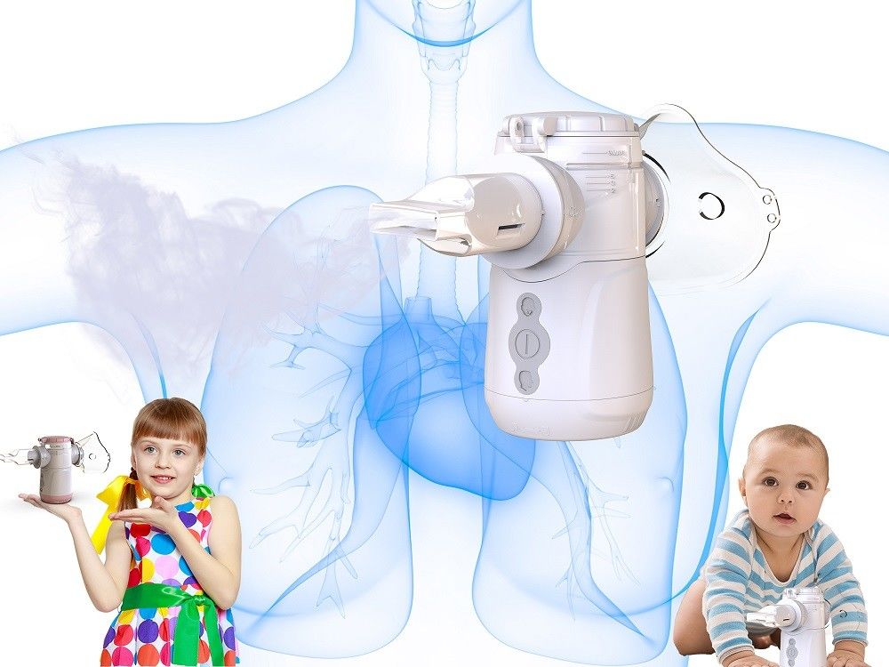Inhalateur à vibrateur à maille de 1 à 4 μm avec vibrateur à membrane de maille pour les maladies respiratoires