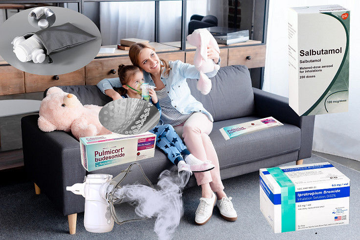 Inhalateur à maille vibrante à courant continu ou à alimentation USB pour enfants et adultes